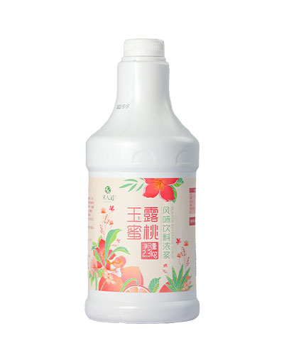 玉露蜜桃風味飲料濃漿